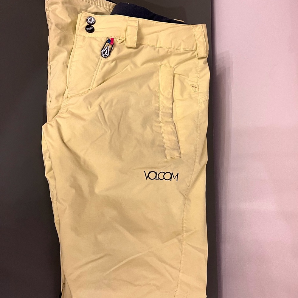 Volcom Light Yellow Pants